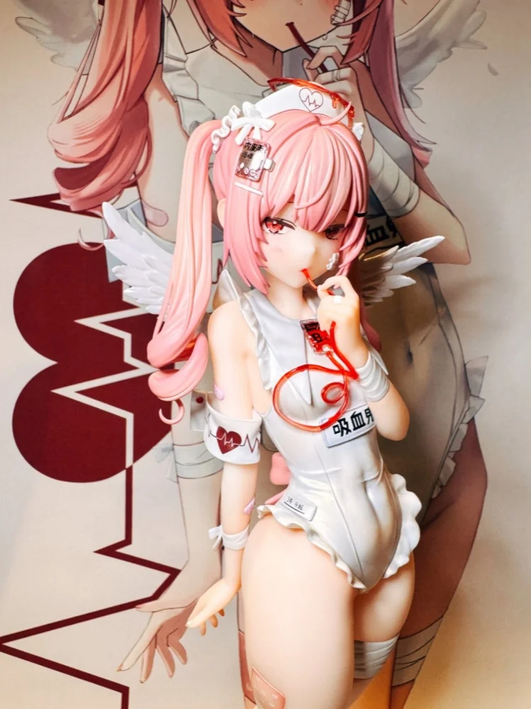 

Горячие пуговицы Bibi Minarai Nurse Tsukiyomi Ai 1/6 аниме девушка Actiong фигурка игрушка высокое качество статуя Коллекционная модель куклы подарок
