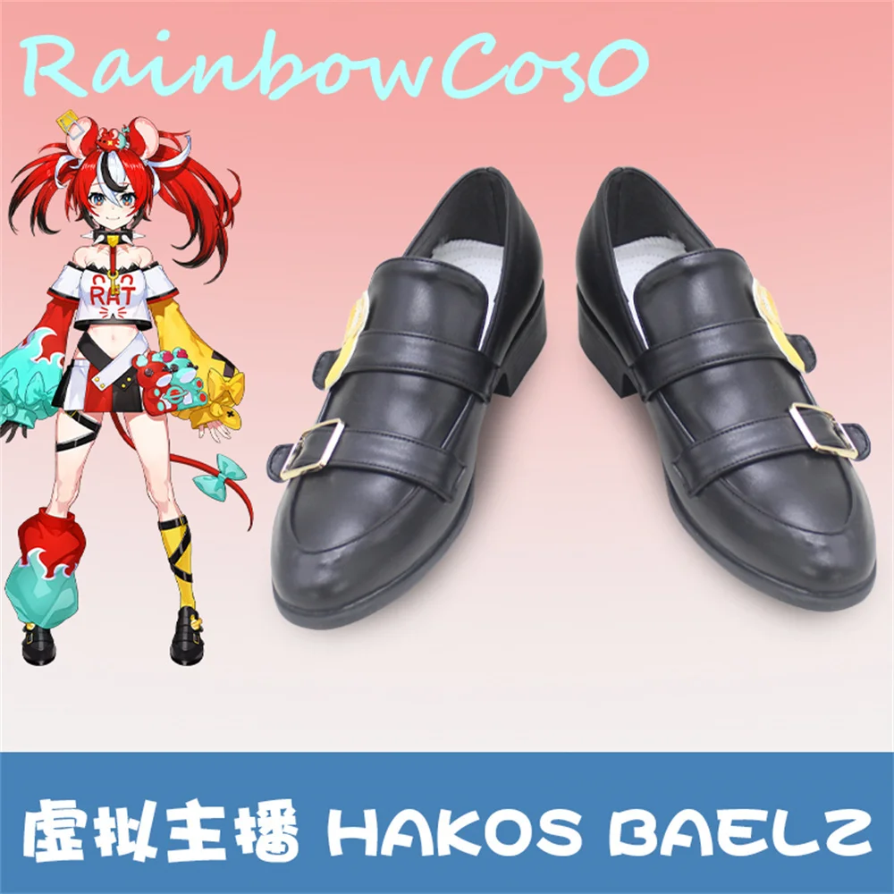 Ảo YouTuber Vtuber Hololive EN Hakos Baelz Cosplay Giày Giày Halloween Giáng Sinh RainbowCos0 W2501