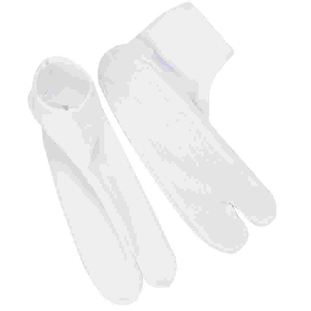 White Socks Japanese Clogs Toe Tabi Flop Tow-splitting Mens Athletic Women Men's