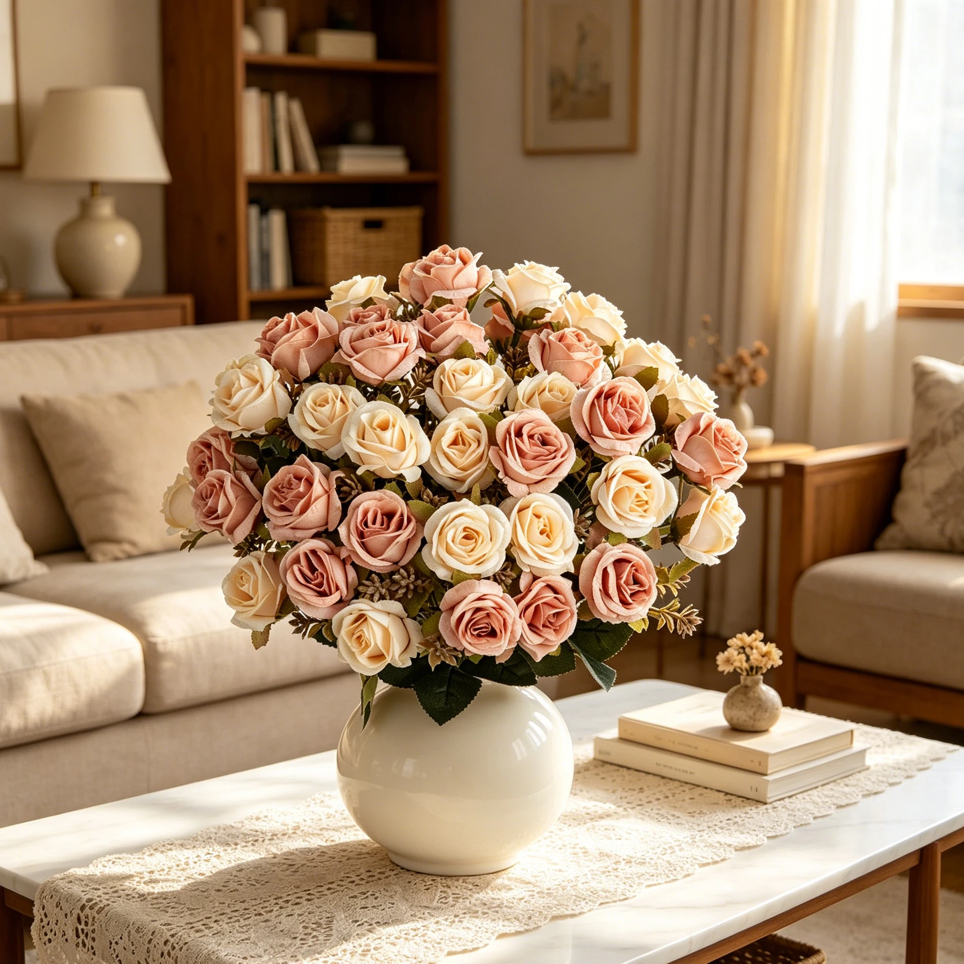 Artificial Silk Carnation Rose Flowers Wedding Bouquets Home Dining Table Vase Holiday Outdoor Garden Party Arch DIY Gifts Decor