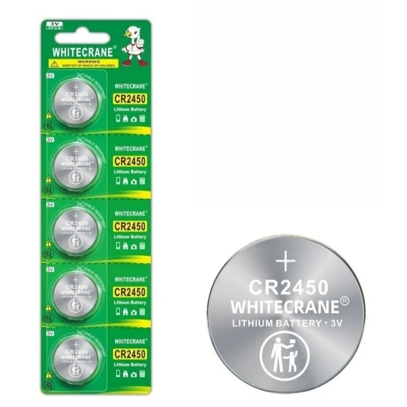 

2-50pcs 3V CR2450 Button Batteries CR2450 5029LC LM2450 DL2450 CR2450N BR2450 600mAh Lithium Cell Coin Watch Battery