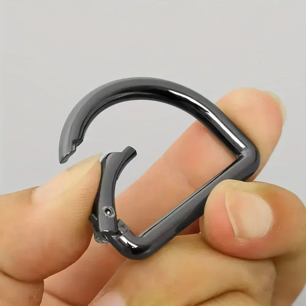 Anillo en D de 4 piezas para accesorios decorativos y de sujeción, como bolsos, carteras, llaveros, cestas, bolsos de mano, mochilas, bolsos de hombro.