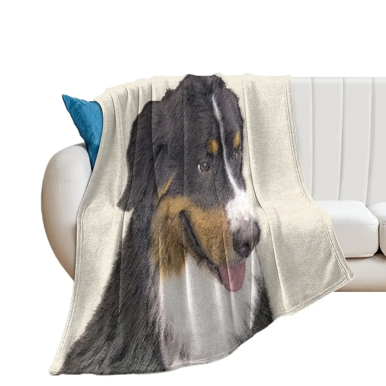 

Bernese Mountain Dog Throw Blanket Fashion Sofas Hairys for winter Heavy Blankets