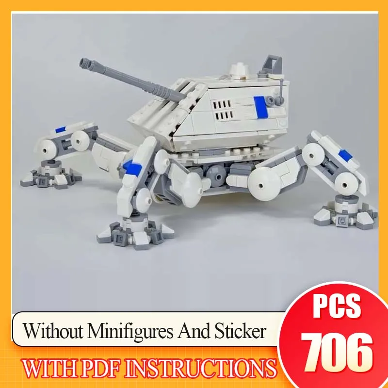 

DIY Building Blocks Model Kids Bricks Toys Xmas Gifts Sets 706PCS Military Army Armored Walker High-tech Aerial Defense Tank
