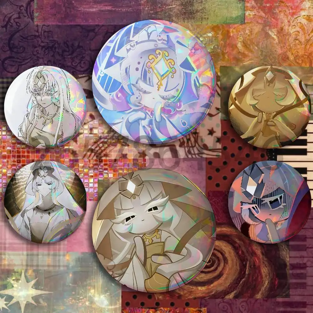 M-Mystic F-Flour Cookie Badges Set  25 32 44 58 75 mm Round Customizable Wholesale Fan goods Self-made fan freebies
