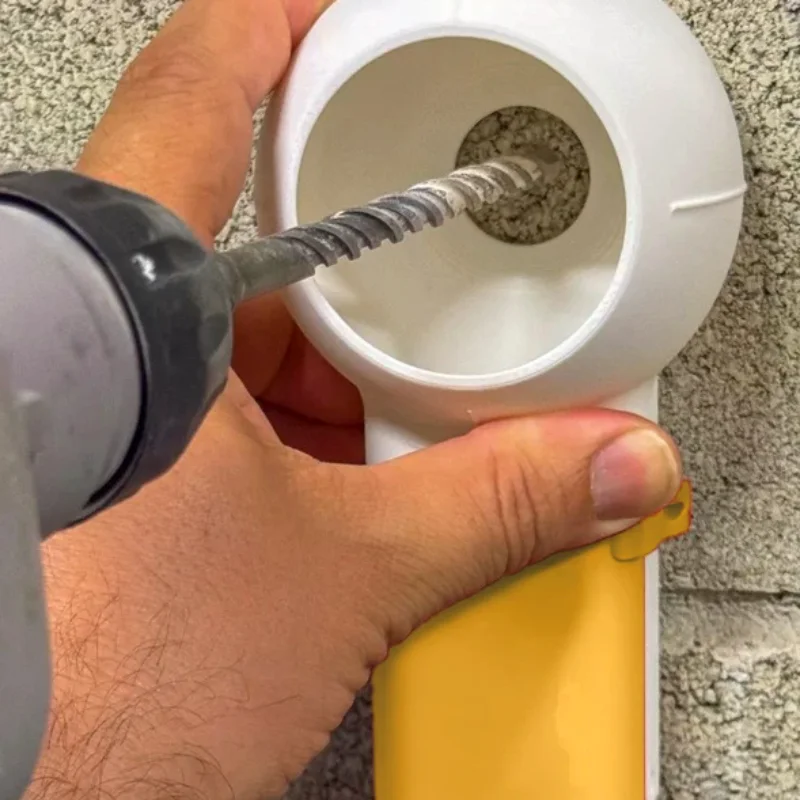 หัวเจาะแบบหมุนพร้อมกล่องเก็บฝุ่น 1 ชิ้น ดีไซน์เก็บฝุ่นได้อย่างมีประสิทธิภาพ เหมาะสำหรับงานเจาะ ขัด และเจียร