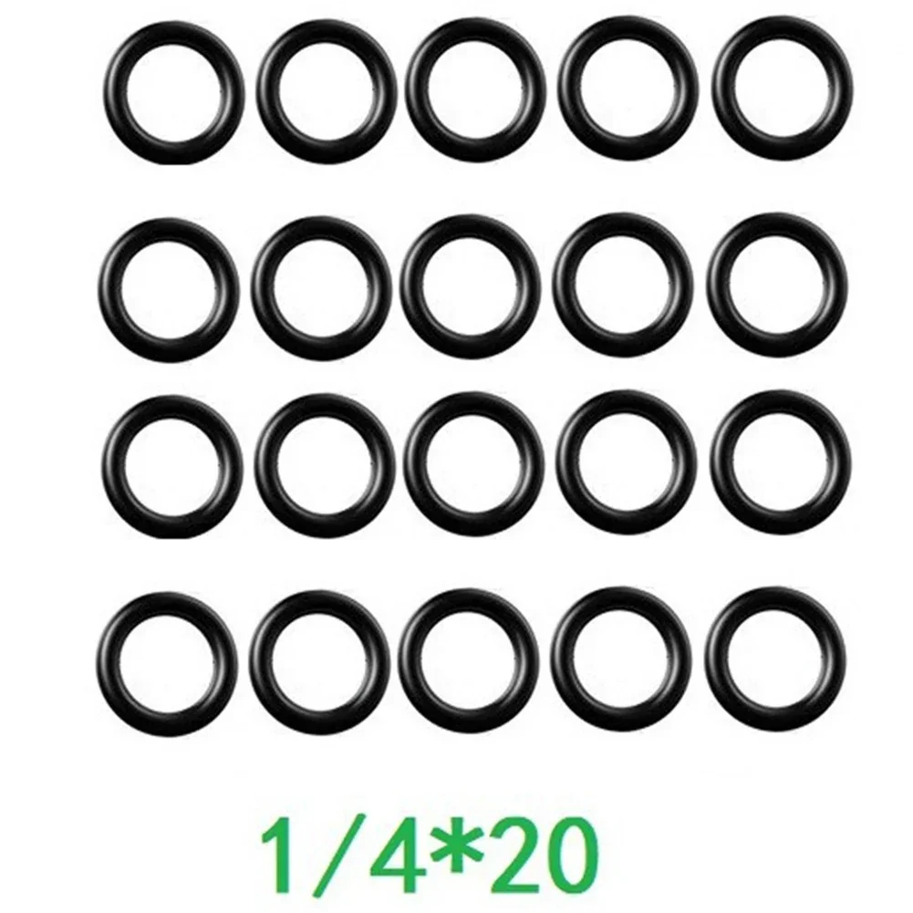 20Pcs 1/4 M22 O-Rings For Pressure Washer Hose Quick Disconnect Durable Rubber Accessories Garden Tools Part