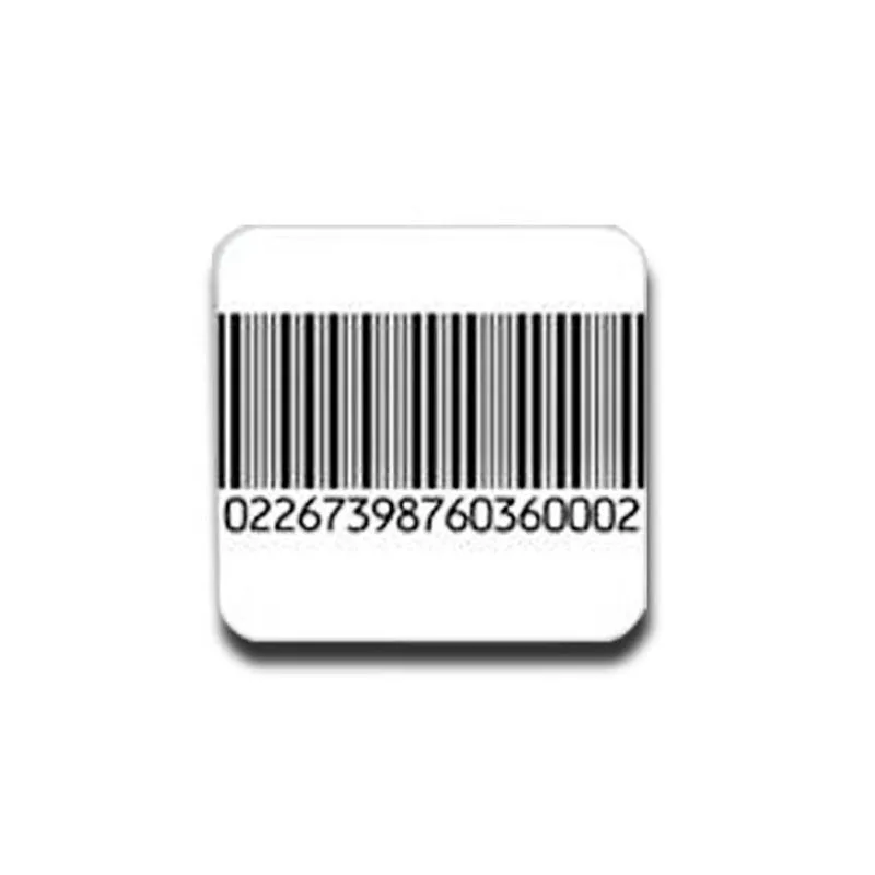 

40*40mm RF Sticker Barcode Anti Theft EAS 8.2mhz Retail Security Label Clothing Security Sticker Label Magnetic Security Label