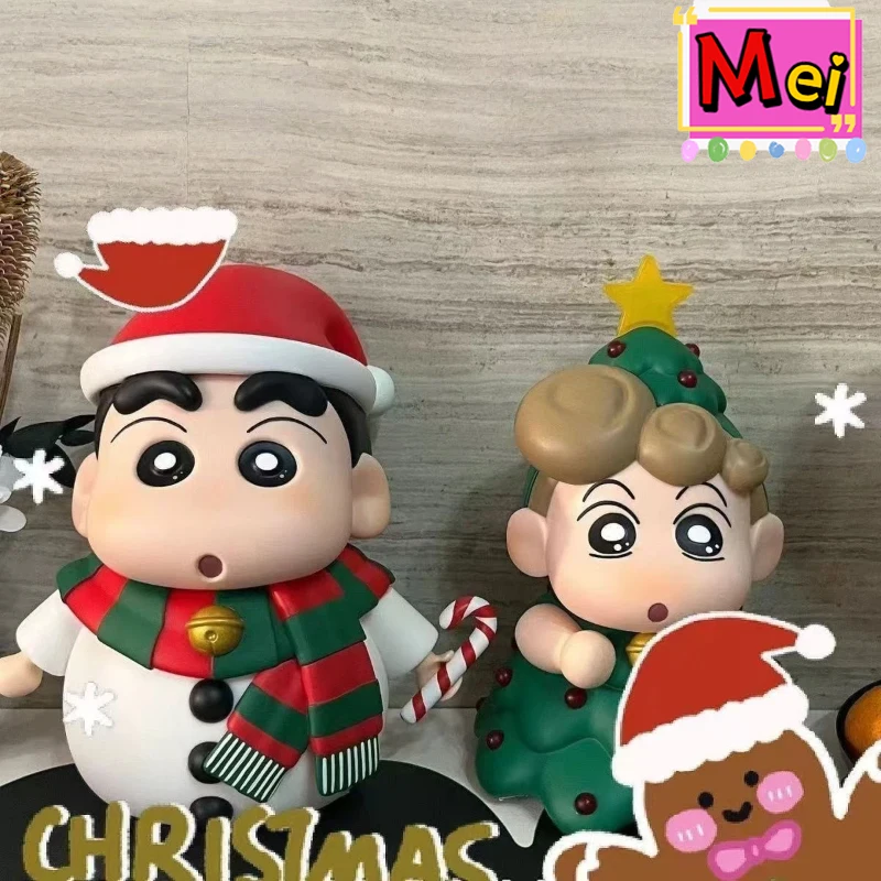 2 stuks schattig Xiaoxin handgemaakt model kerstboom sneeuwpop vormige cartoon Xiaokui pop collectie verzamel speelgoed kerstavond cadeau