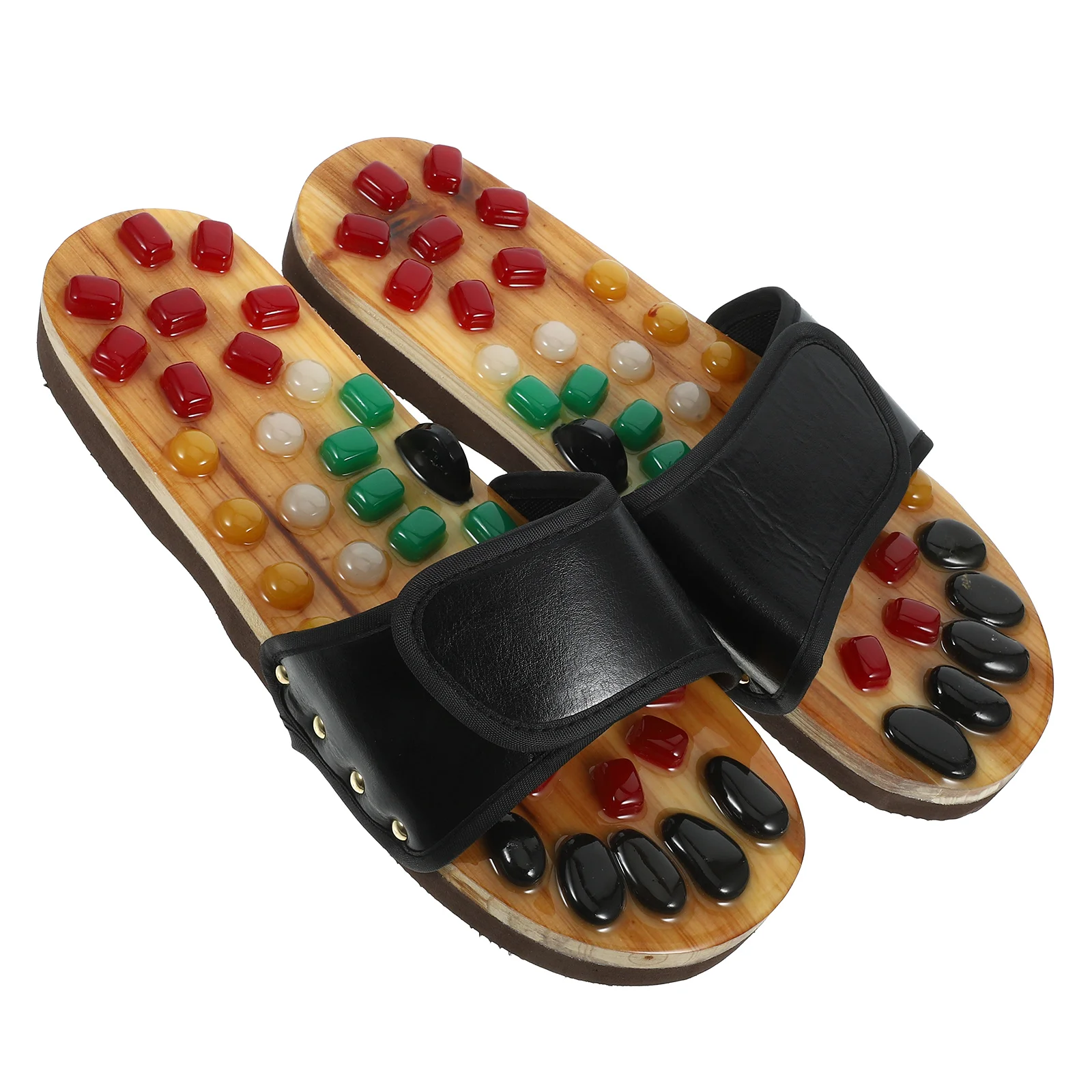 Voetgezondheid Massage Schoenen Geplaveide Slippers Voeten Massager Sandalen Man voor Heren