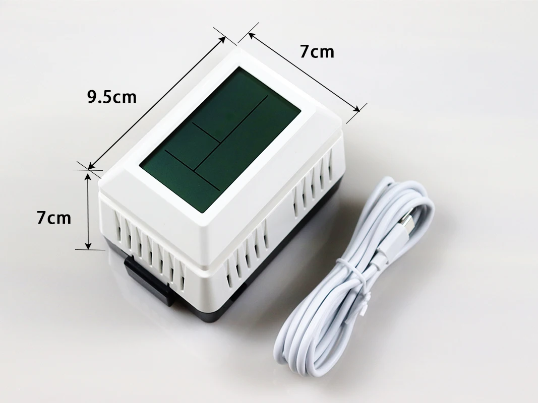 

Misol 7-in-1 indoor monitor CO2, PM1.0, PM2.5, PM4.0, PM10, temperature, and humidity