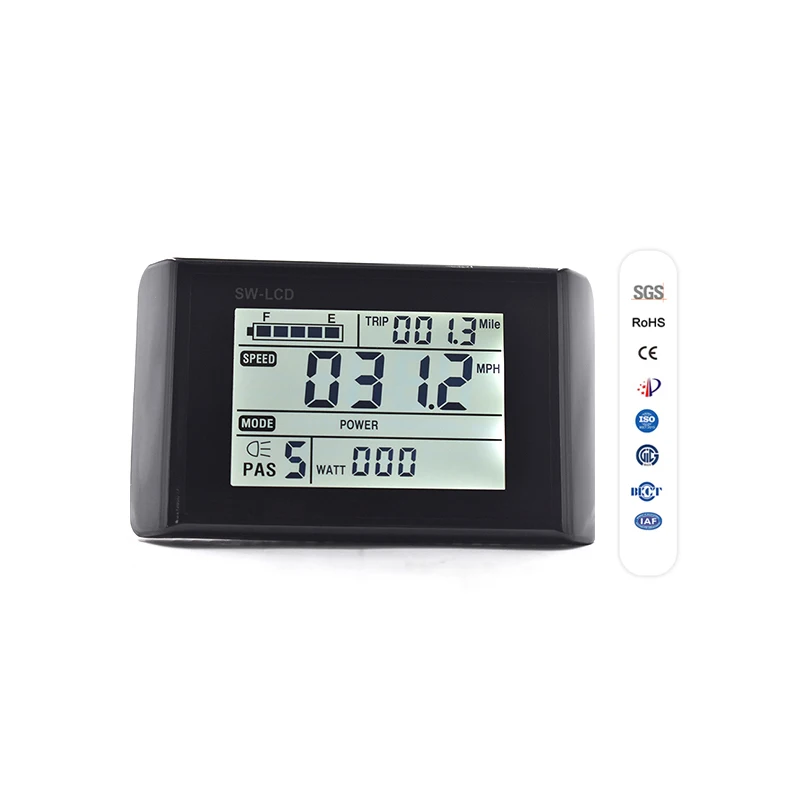 SW900 Electric Bicycle LCD Smart Electronic Accessories for Electric Bicycle Parts