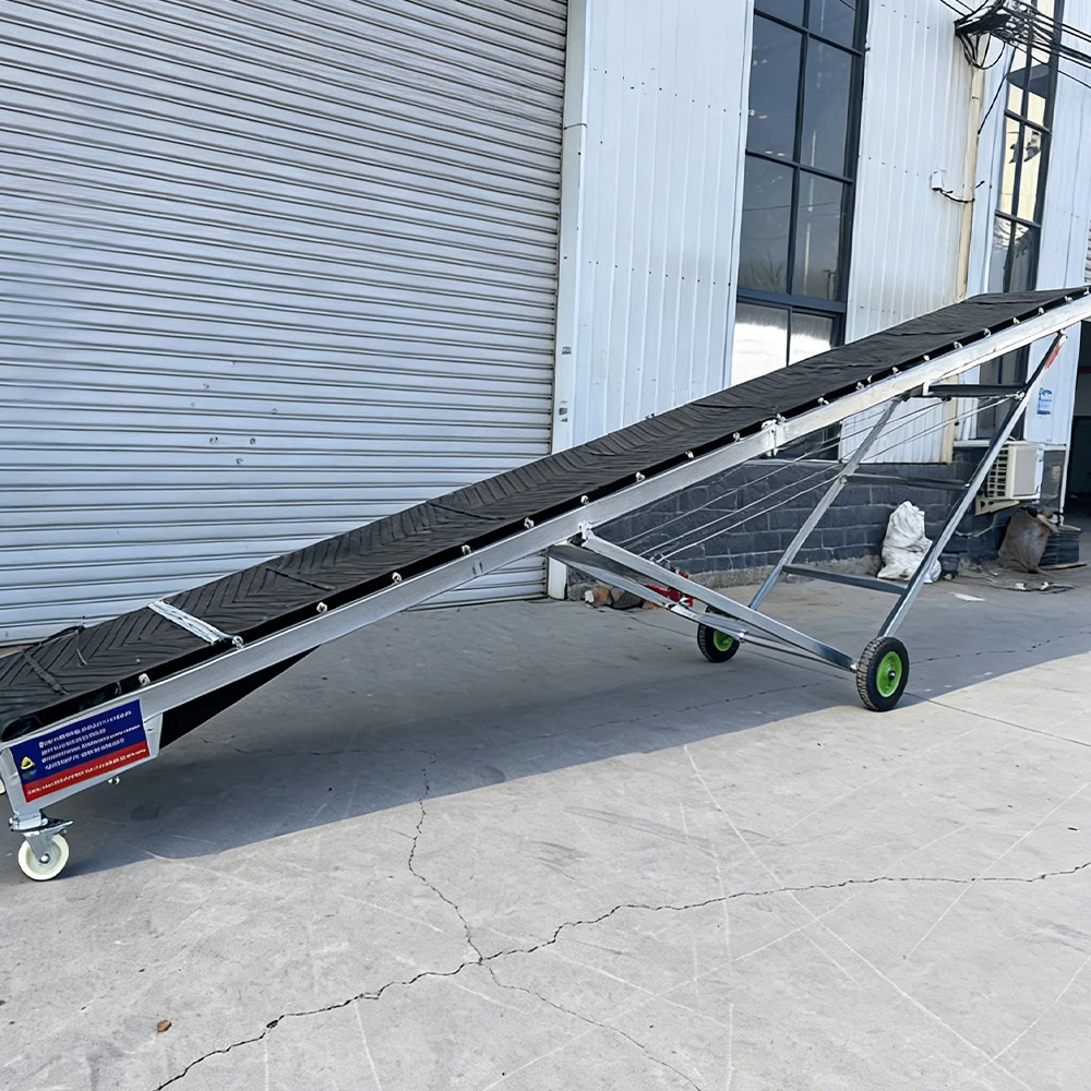 New Food Grade Sanitary Belt Conveyor for Packaged Grains Snacks Stainless Steel Belt Adjustable Speed Core Components-Bearings