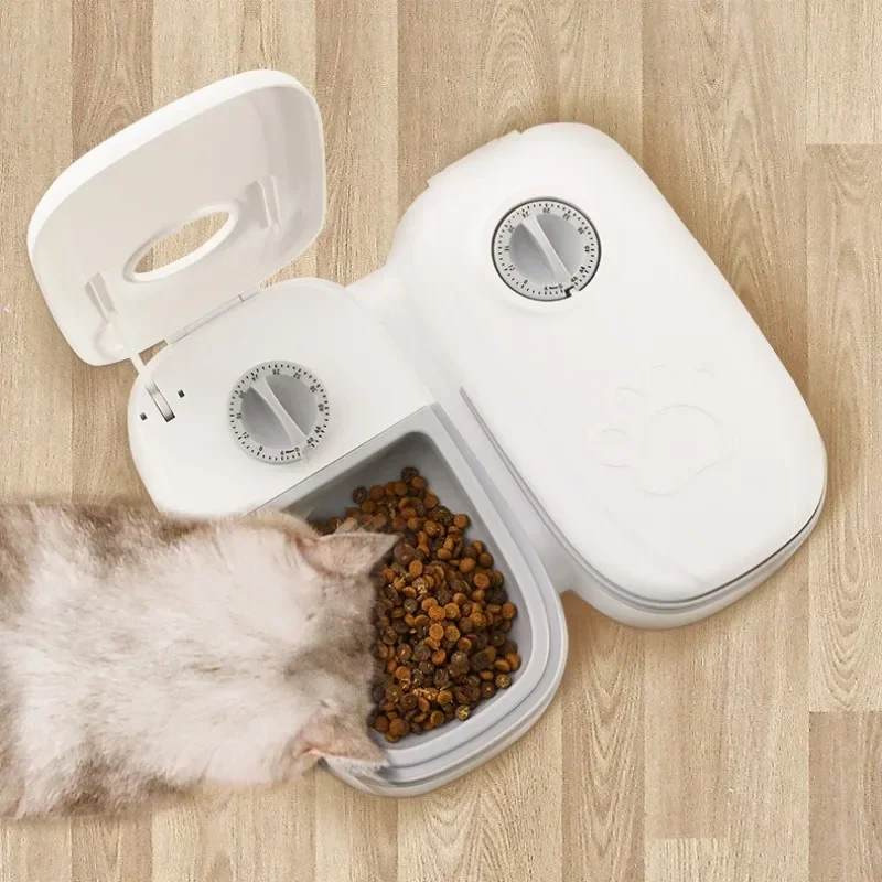 

Pet Automatic Timing Feeder Large Capacity Dry&Wet Food Container Electric Dog Dish Bowl for Cats Dogs