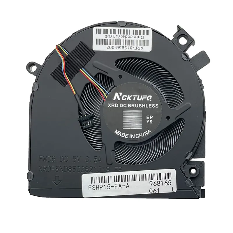1Pcs New CPU Cooling Fan For HP Victus 15-FA 15-FB TPN-Q278 TPN-Q279 15-fa0031dx 15-fb0028nr N17902-001 DFS5K22B056737 FPJY