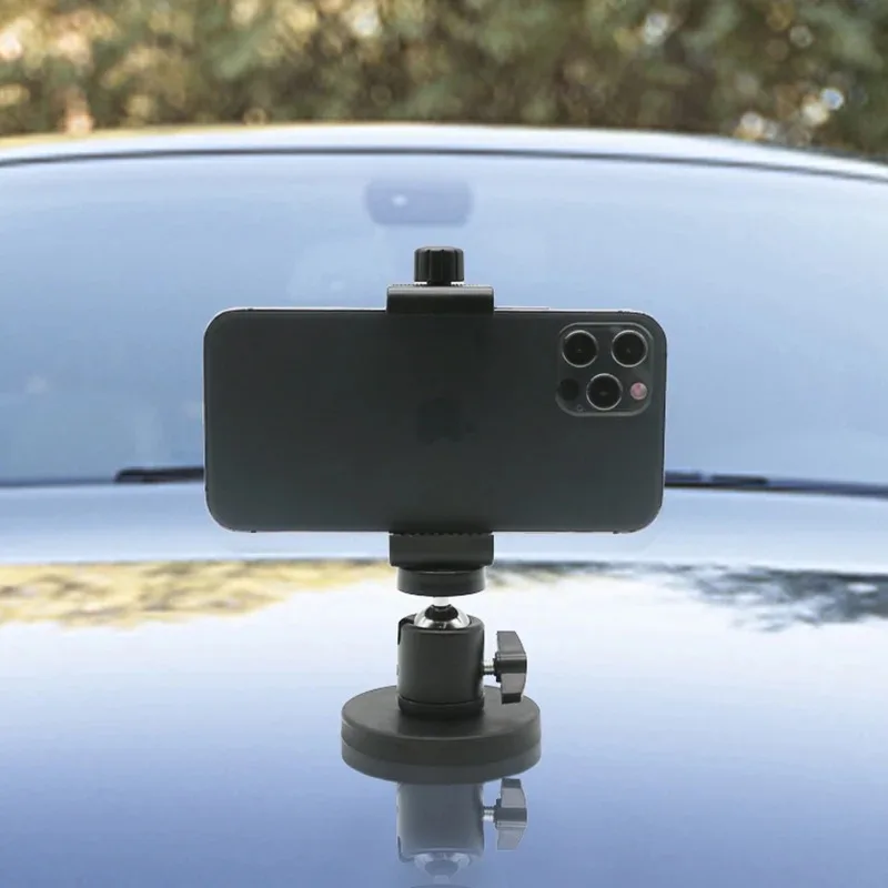 Magnet suction cup cell phone fixed bracket outdoor shooting fixed vlog video viewpoint artifact multifunctional universal