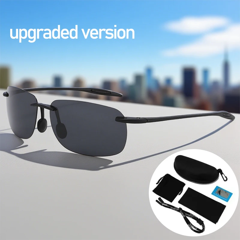 

Новые поляризованные спортивные солнцезащитные очки True Film, безрамные солнцезащитные очки для езды на велосипеде на открытом воздухе, унисекс, мягкие дужки, удобный в ношении, легкий дизайн, подходят для различных сценариев, доступны несколько цветов, 