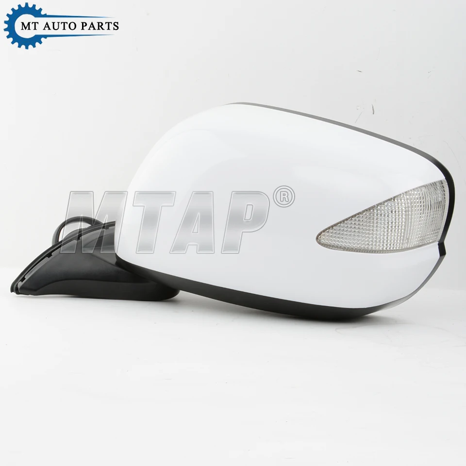 MTAP For Honda Jazz Fit GE6 GE8 2009 2010 2011 2012 2013 2014 Outer Side Rearview Door Mirror Assy 7-PINS Electric Folding LED