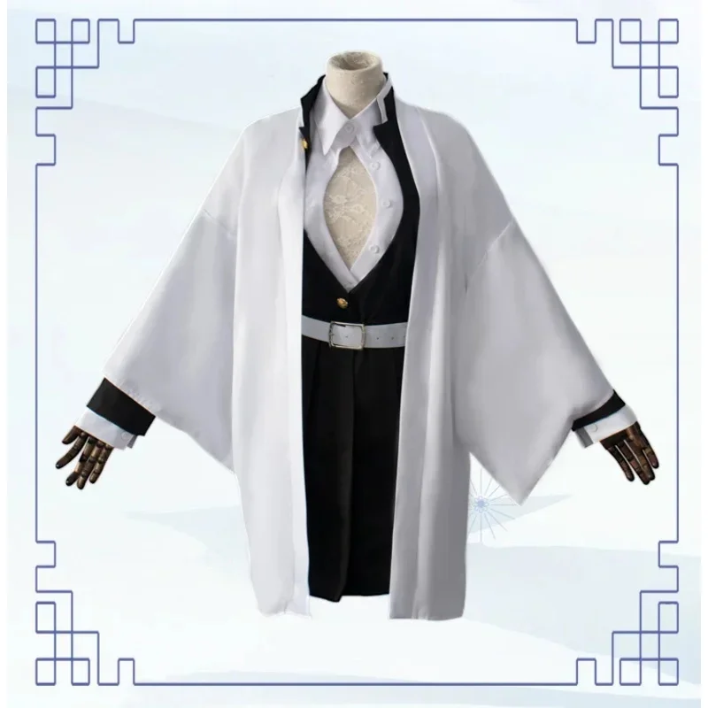 Anime Cosplay Traje para Mulheres e Homens, Kimetsu no Yaiba, Kanroji Mitsuri Kimono, Capa, Máscara, Halloween Party Costumes