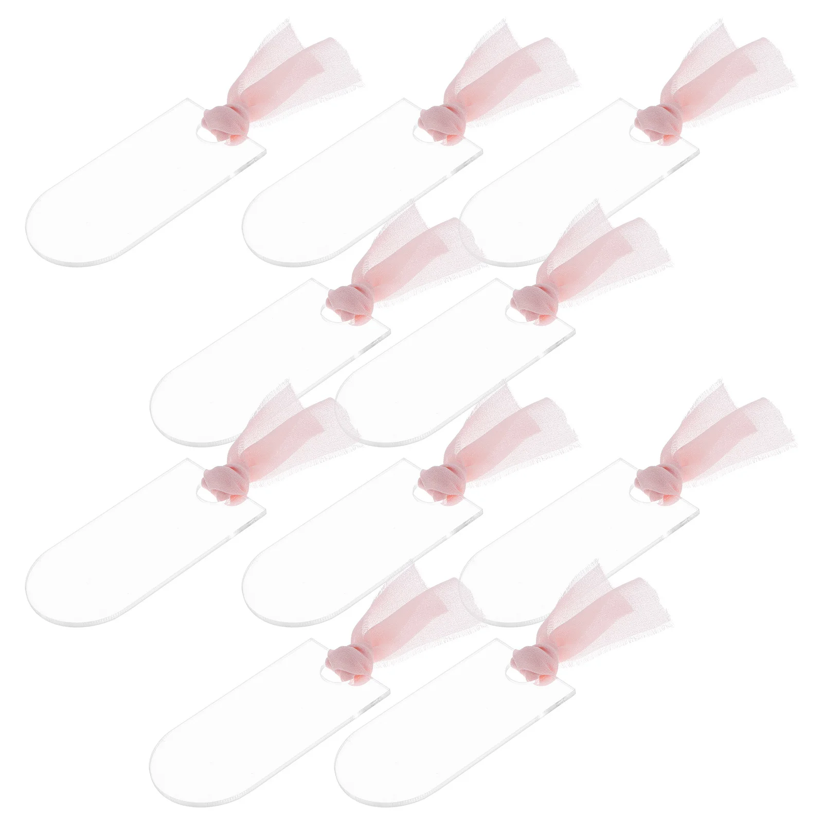 

20pcs Acrylic Seat Labels Arched Clear Reserved Name Tags For Wedding Table Settings Blank Place Cards Dinner Party Guest Name