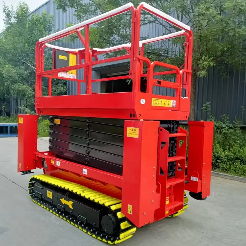 Fully Automatic Scissor Lift Truck Battery Power Self Drive 4m 6m 8m 10m Scissor Lift Table with Ce Certificates