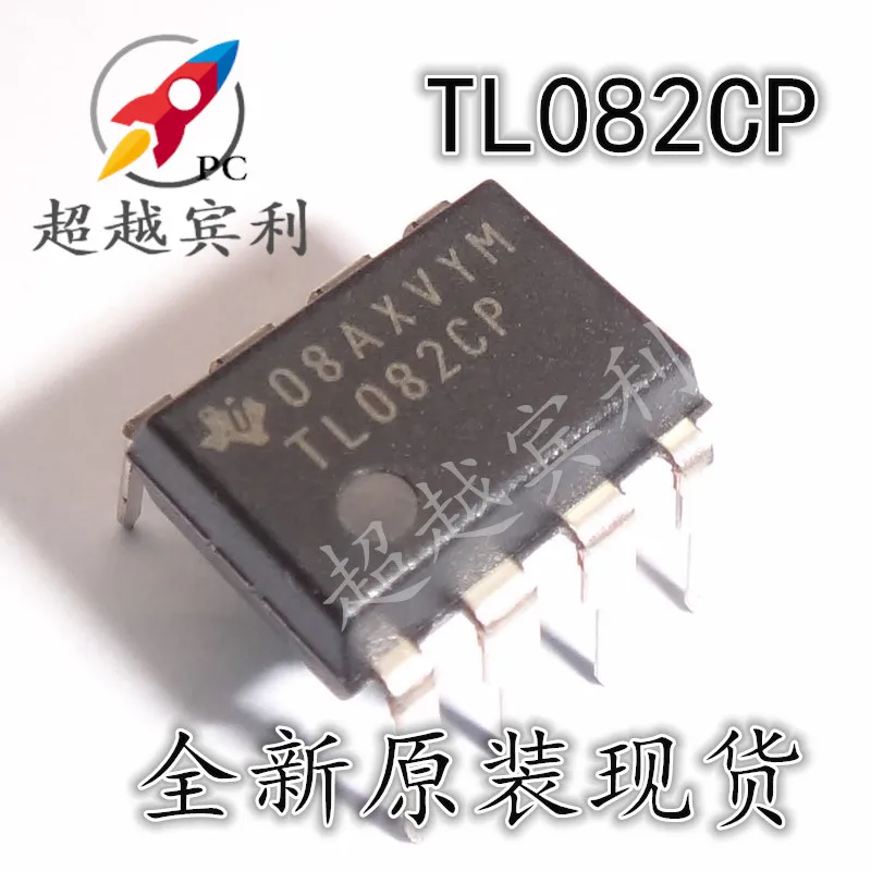 30pcs original new TL082 TL082CP TL082CN DIP-8 dual operational amplifier