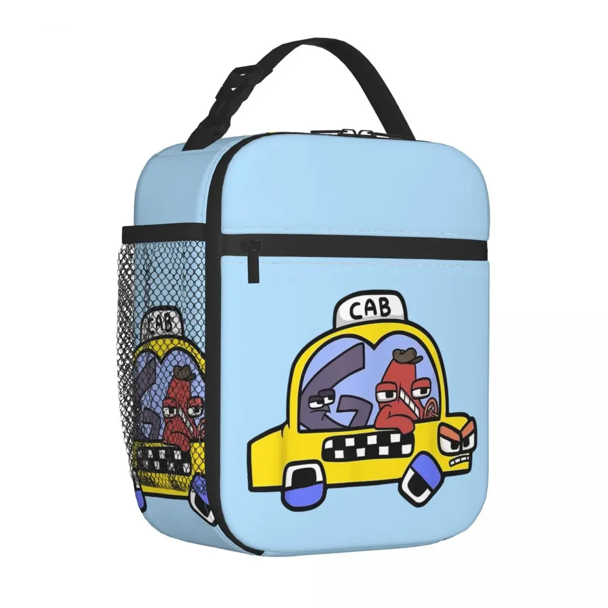 Alphabet Lore Cab Insulated Lunch Bag High Capacity Matching Learning Letters Lunch Container Thermal Bag Tote Lunch Box Office