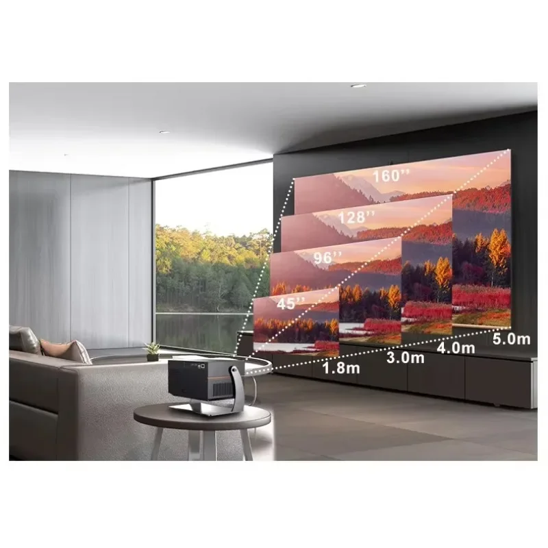 

Everycom YG628W New Arrival OEM ODM 1080P Android 12.0 Smart Projector Home Cinema 1080p 4k Projectors