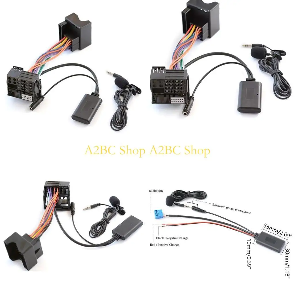 A2BC MultifunctionCar 3.5mm AUX Adapter Support Bluetooth-compatible for CD20 30/50