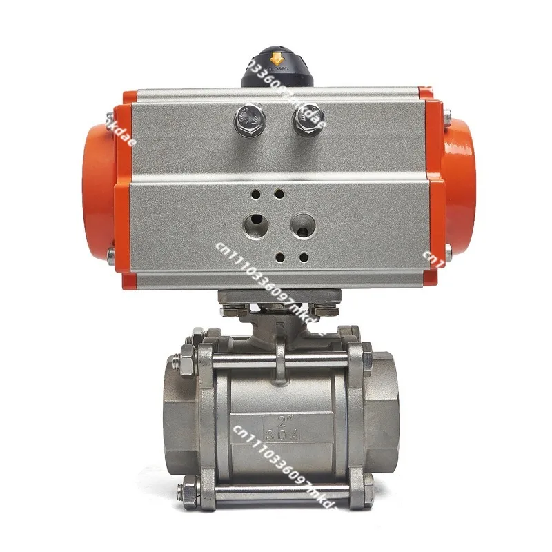 Pneumatic ball valve, stainless steel pneumatic wire buckle ball valve, low temperature shut-off valve