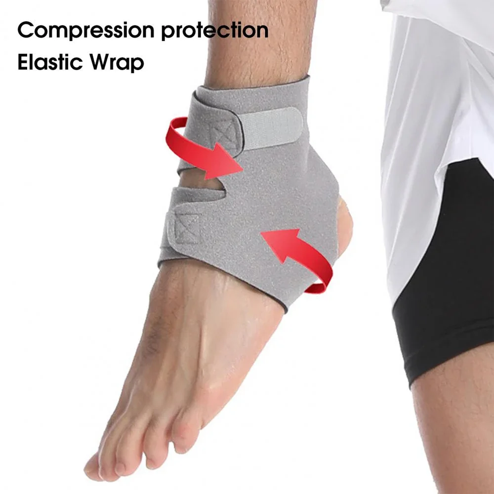1 PCS Adjustable Ankle Support Compression Ankle Brace Protector for Running Soccer Basketball Gym Bandage Sports Ankle Straps