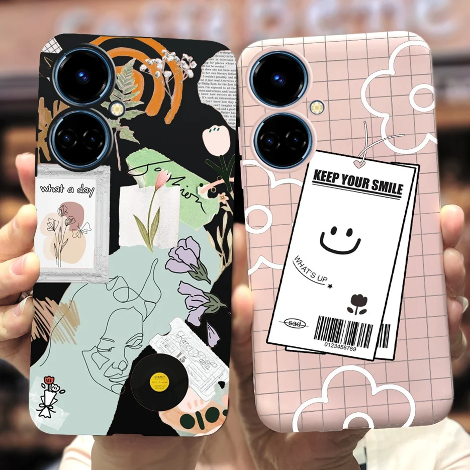 For Tecno Camon 19 Pro Case Stylish Art Painted Cover Soft Silicone Phone Cases For Tecno Camon 19 Neo Camon19 Pro Fundas Bumper