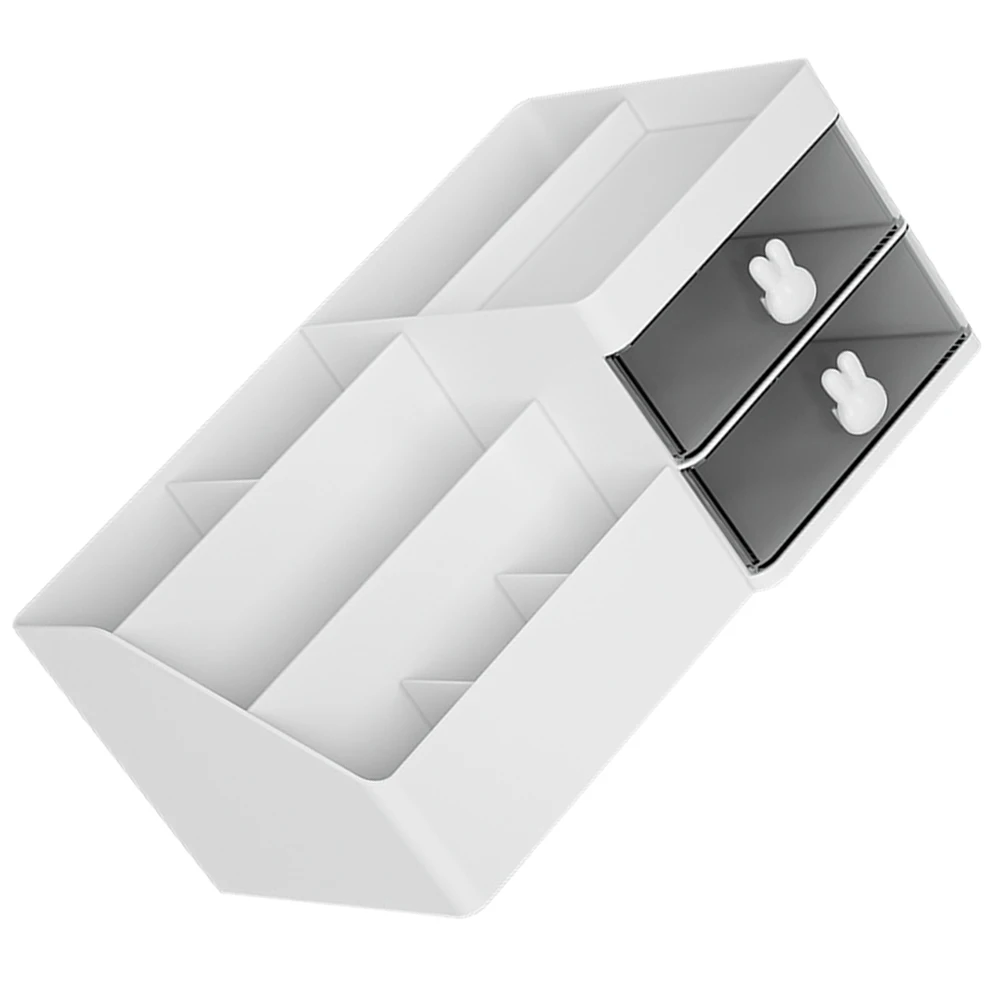 

Storage Drawers Box Makeup Organizer with Organiser White Desk Student