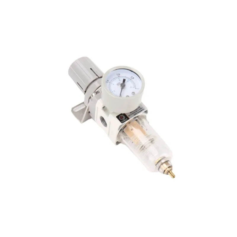 AW 2000-02 white pressure regulator, pneumatic pressure reducer, air source processor, easy installation of pneumatic components