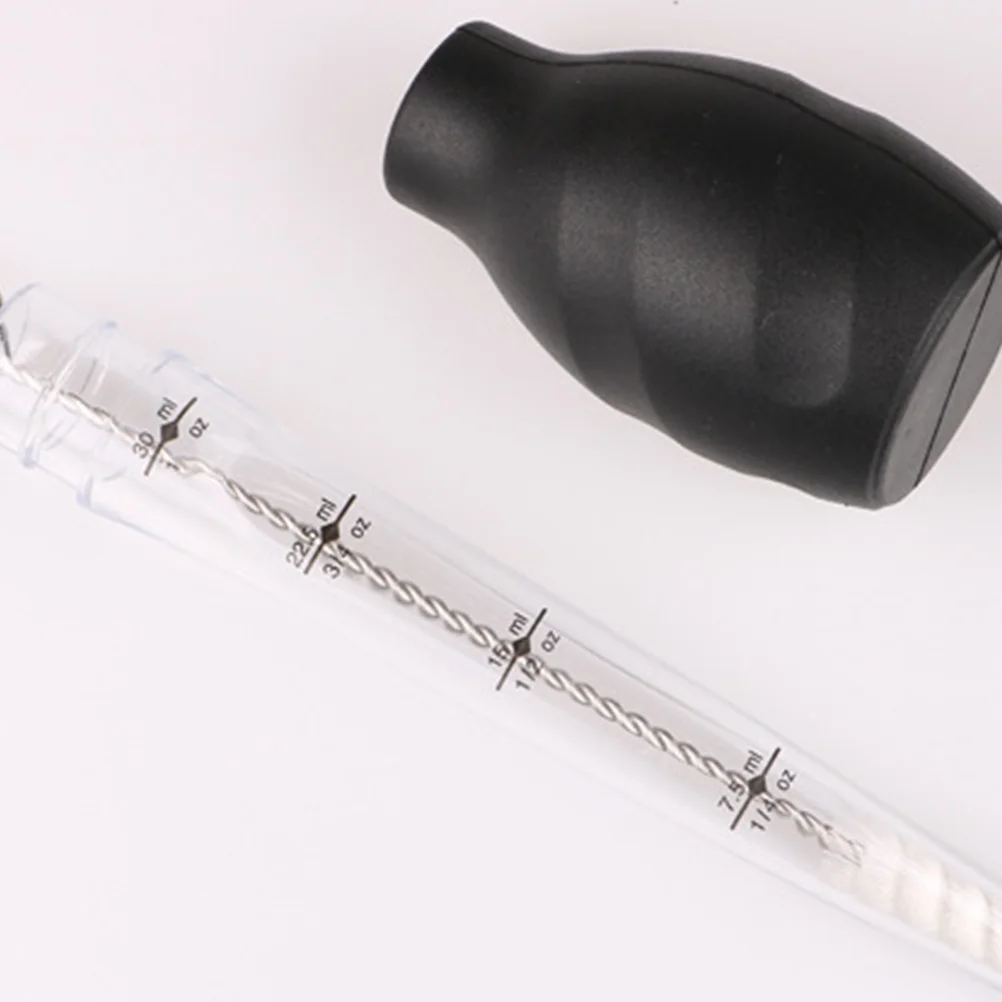 

1 set Oil Bottle Drip Tube Kitchen Oil Dropper Turkey Baster Silicone Seasoning Pump For Bbq Gravy Pork Beef Fish Cooking Tools