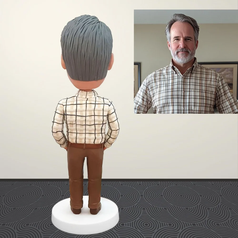 Customized men's bobblehead, personalized boyfriend bobblehead, personalized husband gifts, customized father gifts, gifts for g