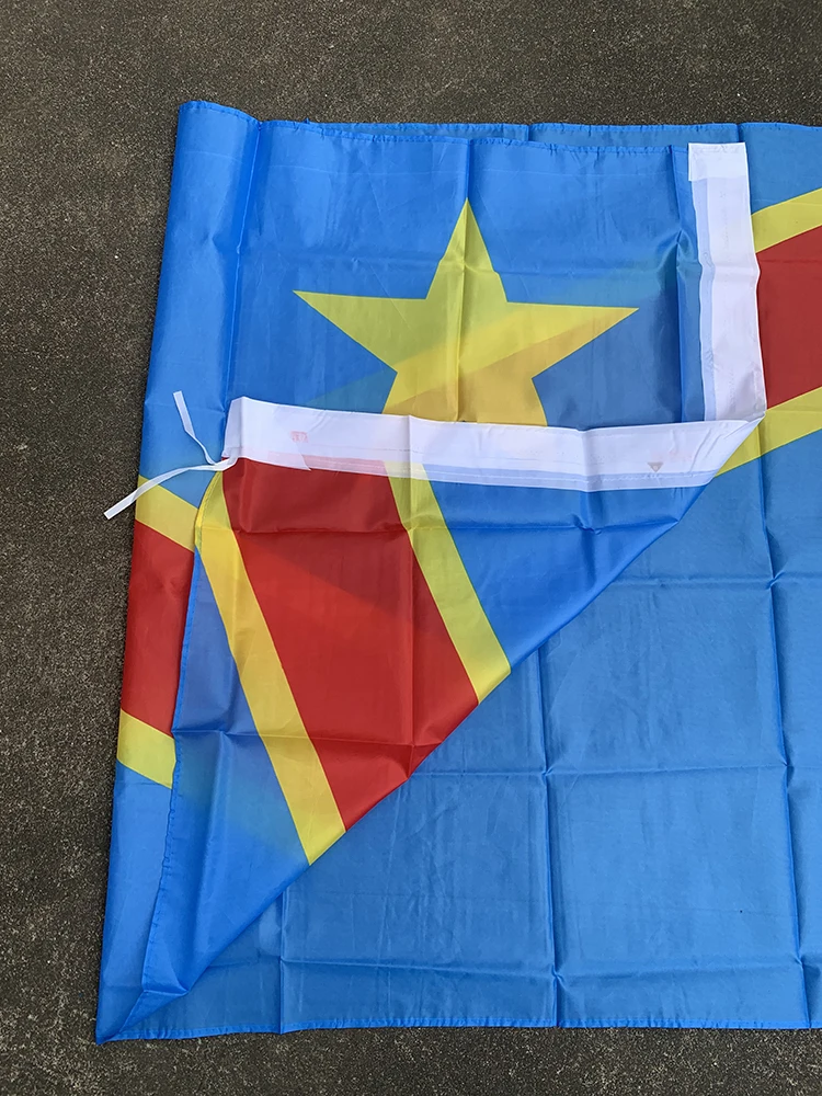 Z-ONE FLAG  Congo Democratic Republic of the Congo flag 3x5 ft 90X150cm polyester hanging  Indoor Outdoor Decoration banner