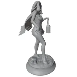 Kit de modelos de resina DIY en miniatura gris, impreso en 3D