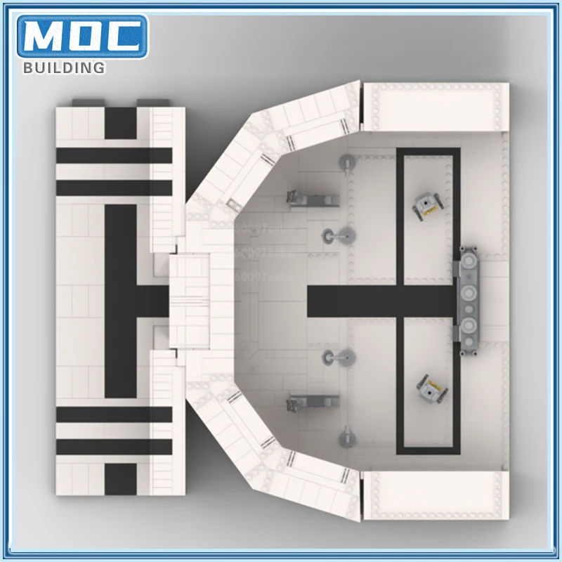 

Movie Series Space Movie MOC Building Blocks Kaminoed Cloning Room DIY Assembled Bricks Creative Collection Toys Display Gifts