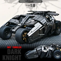 IN STOCK Technical Remote Control Batmobiled Car 2830pcs Dark Knight Building Blocks Vehicle Moc Bricks Toys Kids Gifts Set