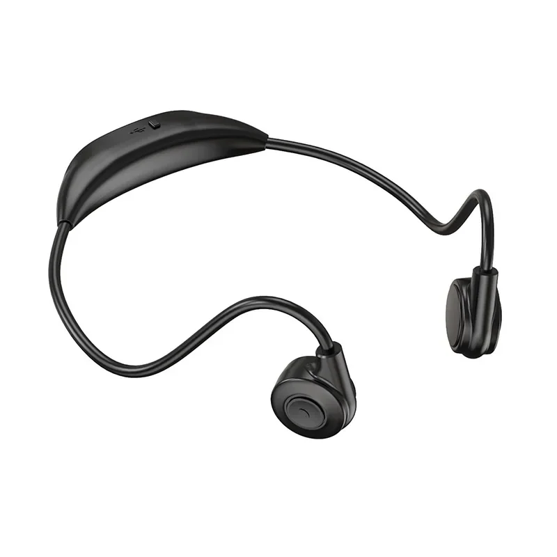 TWS True Bone Conduction Earphone Wireless Bluetooth Headphone Sports IP65 Waterproof Sports Riding Headset Stereo Deep Basss