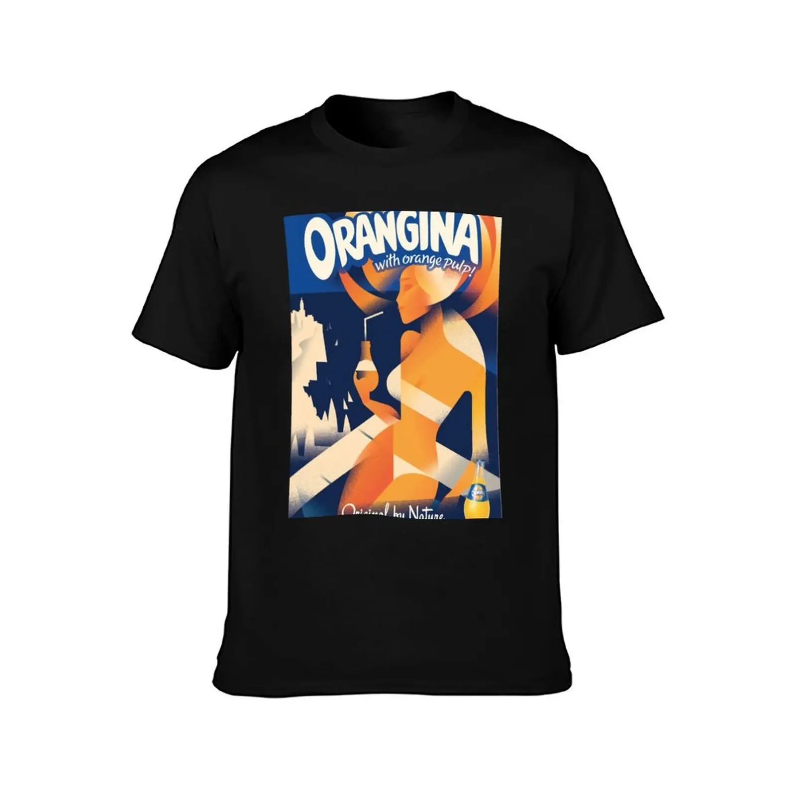 Bikini shirts t brand T-Shirt g for Cocktail men cotton Orangina 100% men shirt Poster luxury t man