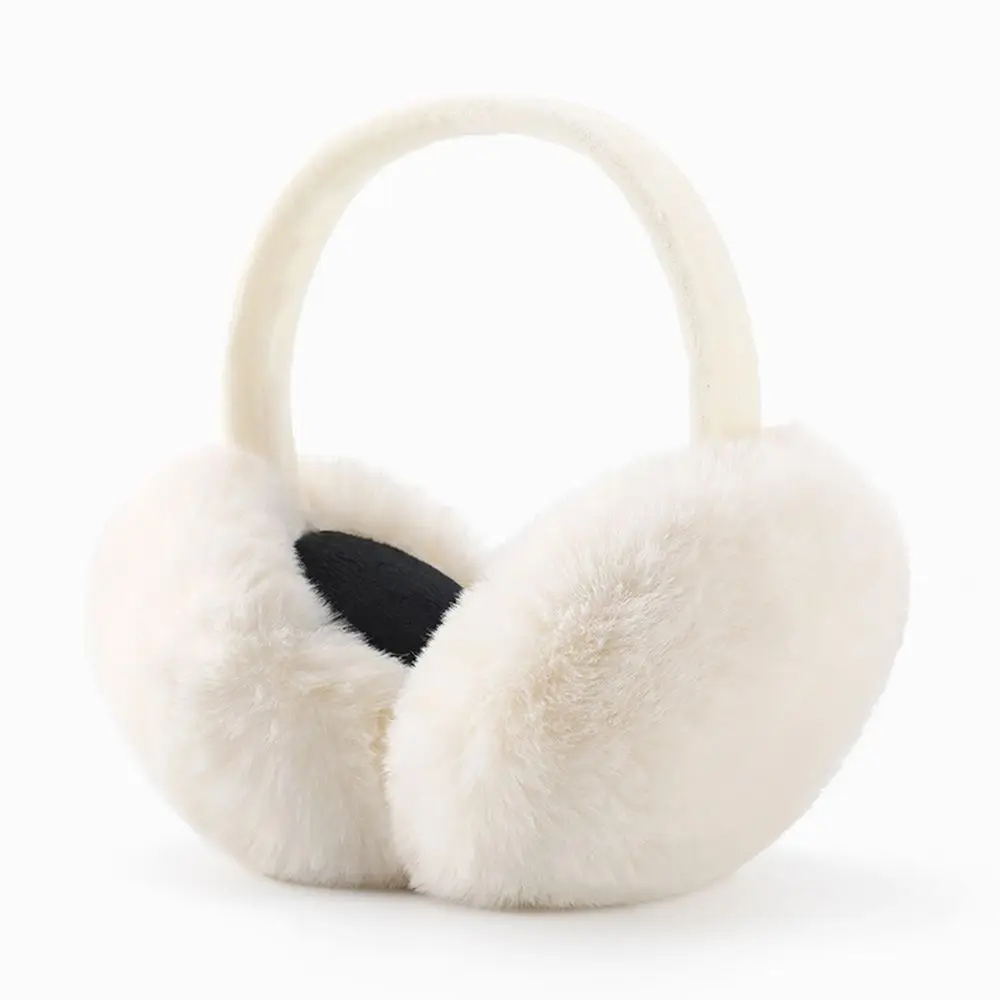 นุ่มสบายเล่นสกีกลางแจ้ง Anti-WIND Earflap ชายอุ่นหูอุ่น Plush Earmuffs พับฝาครอบหู Earcap