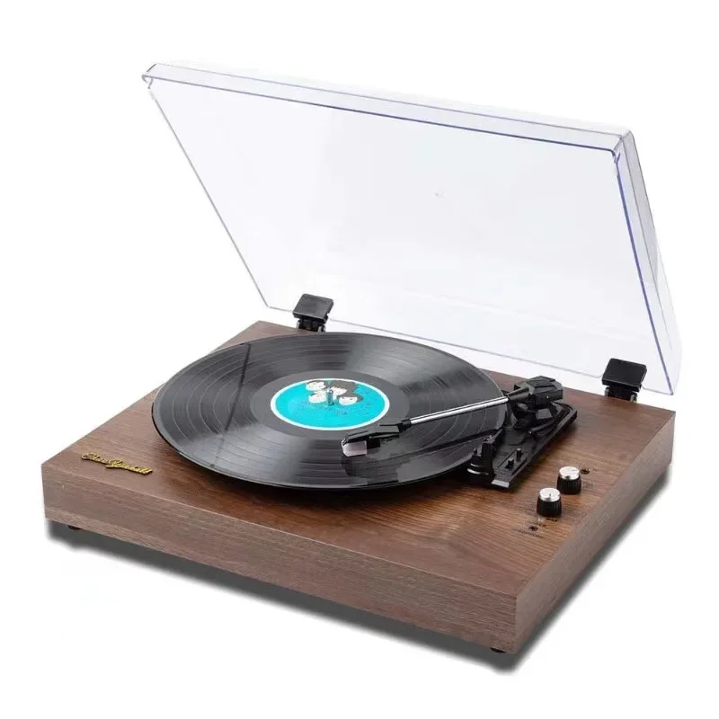 

Vintage Portable Phonograph 33/45/78RPM Turntables Vinyl LP Record Phono Player Gramophone Bluetooth Speaker Music Player