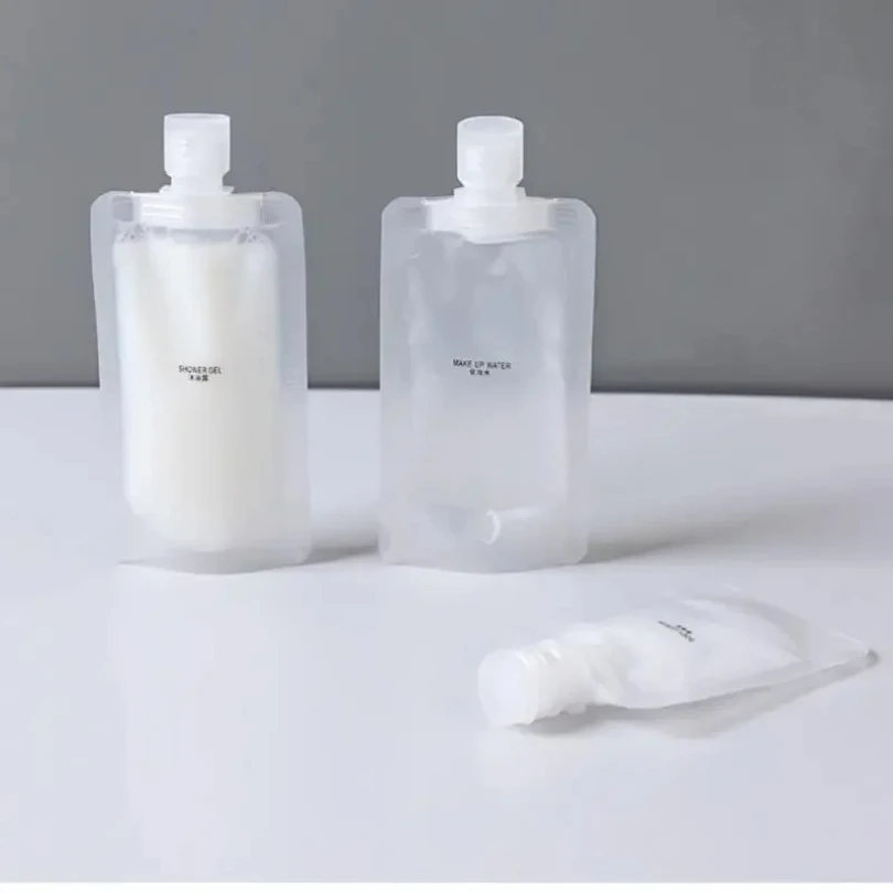 30/50/ML Lotion Dispenser Bag Travel Reusable Pouches Shampoo Liquid Leakproof Refillable Cosmetic Packaging Storage Container