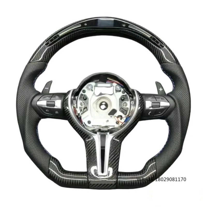 

Оптовая продажа продукции Перфорированная кожа из углеродного волокна LED m Performance для рулевого колеса BMW F30 F31 3 серии 5 серии