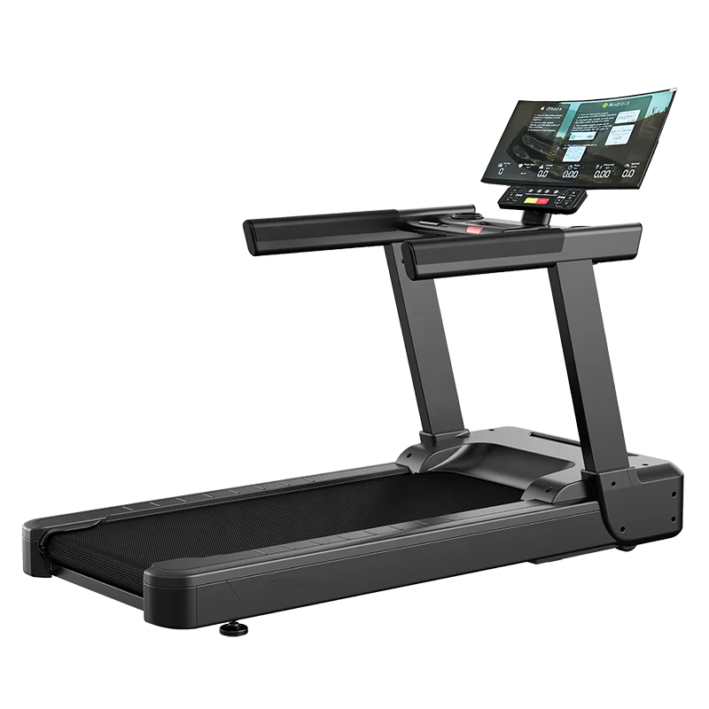 

Shizhuo Customized Fitness Equipment Electric Running 32 Inch HD Screen Commercial Treadmill With Heart Rate
