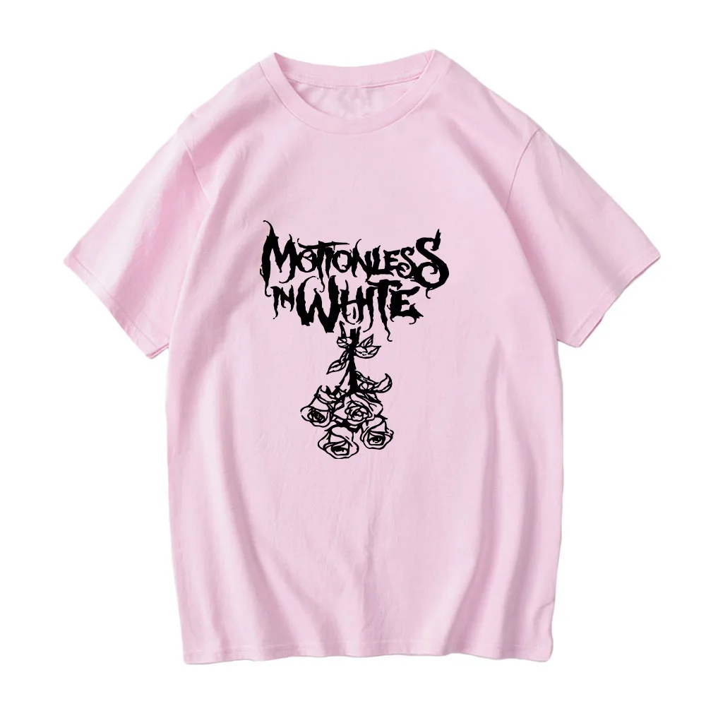 Motionless InWhite T-shir Funko Pop Gothic Cotton Tee-shirt Short Sleeve Fashion Tshirt Ropa Hombre O-neck Comfortable Clothes