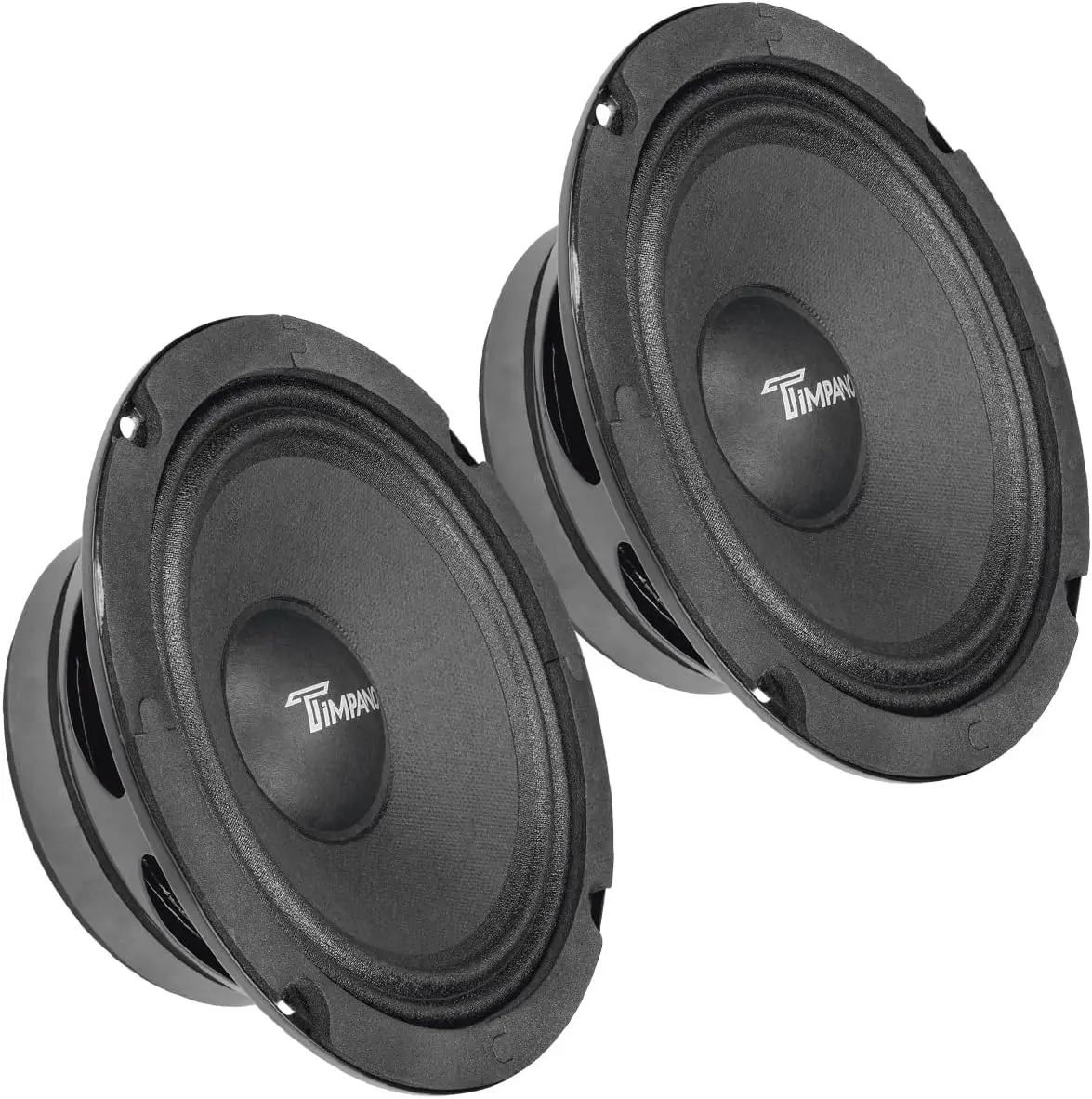 

6.5 Inch Shallow Mount Midrange Car Speakers 500W 4 Ohm Pair for Door Installation