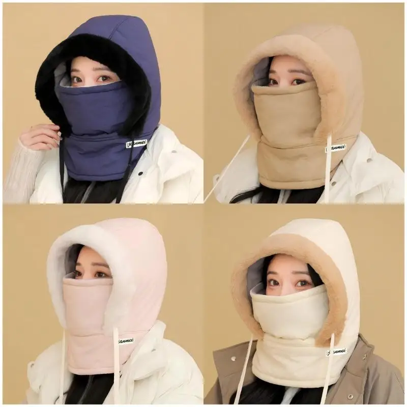 Winter Down Hat With Hood Unisex Thickened Warm Windproof And Waterproof Cap For Men Women Outdoor Skiing Hiking